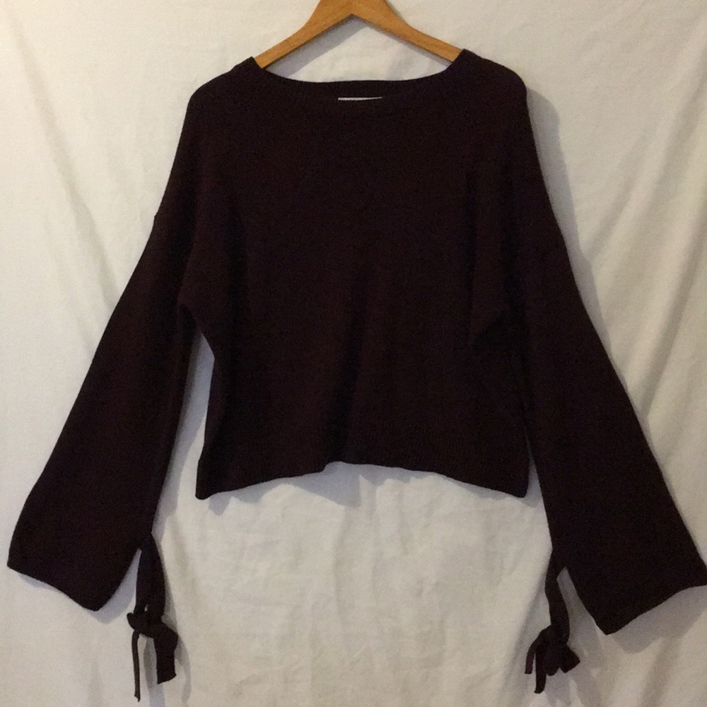 She + Sky Burgundy sweater!
